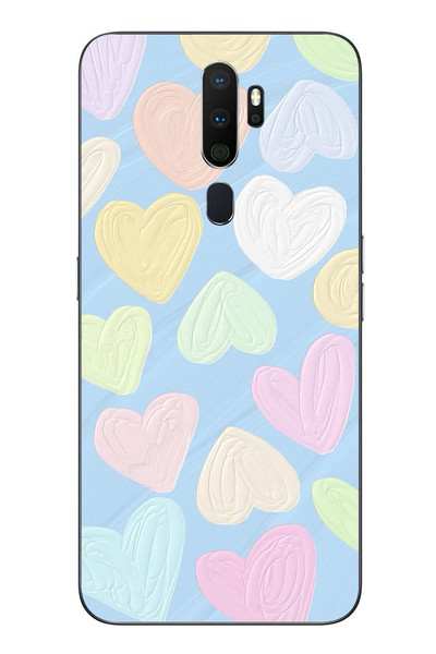 Le Balvo Oppo A5 2020 Uyumlu Kalpler Baskılı Silikon Kılıf