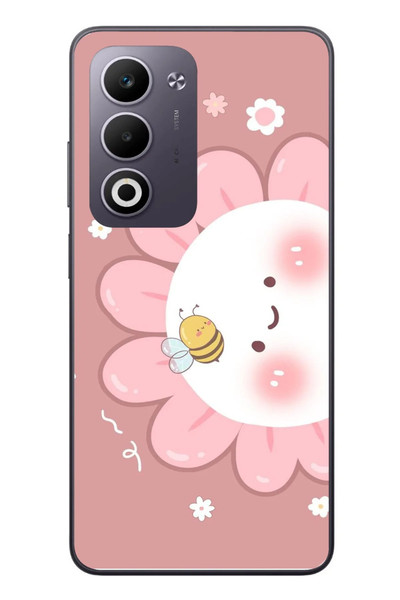 Le Balvo Oppo A5 4G Uyumlu Papatyam Baskılı Silikon Kılıf