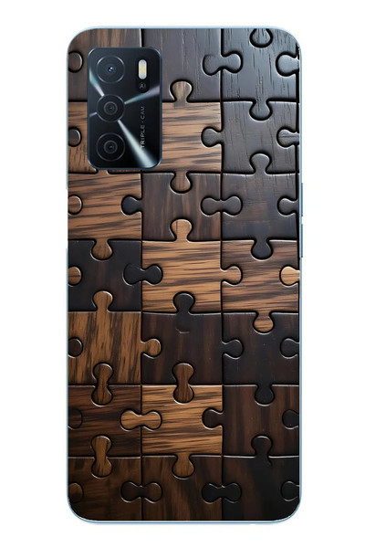 Le Balvo Oppo A16 Uyumlu Puzzle Baskılı Silikon Kılıf