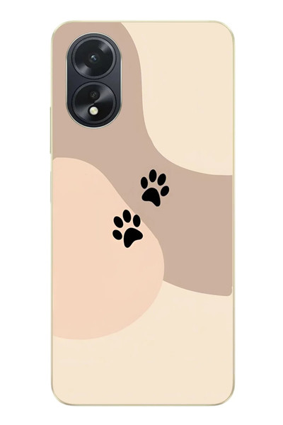 Le Balvo Oppo A38 Uyumlu İki Pati Baskılı Silikon Kılıf