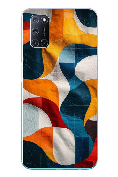 Le Balvo Oppo A52 Uyumlu Modern Desenler Baskılı Silikon Kılıf