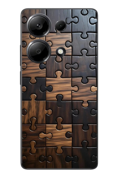 Le Balvo Redmi Note 13 Pro 4G Uyumlu Puzzle Baskılı Silikon Kılıf