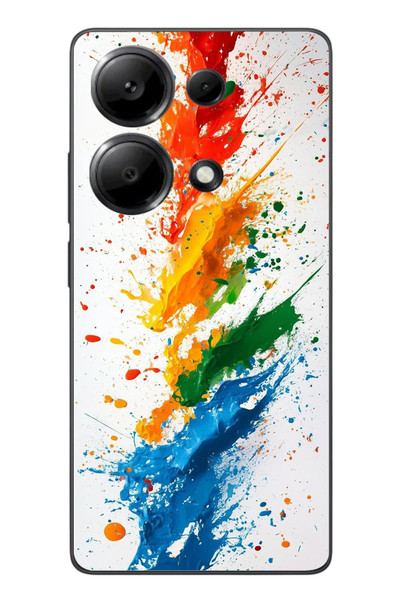 Le Balvo Redmi Note 13 Pro 4G Uyumlu Renk Skalası Baskılı Silikon Kılıf