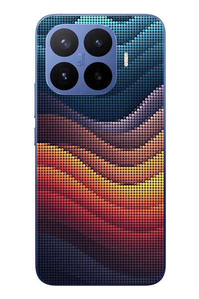 Le Balvo Xiaomi 17T Pro Uyumlu Noktalı Renkler Baskılı Silikon Kılıf