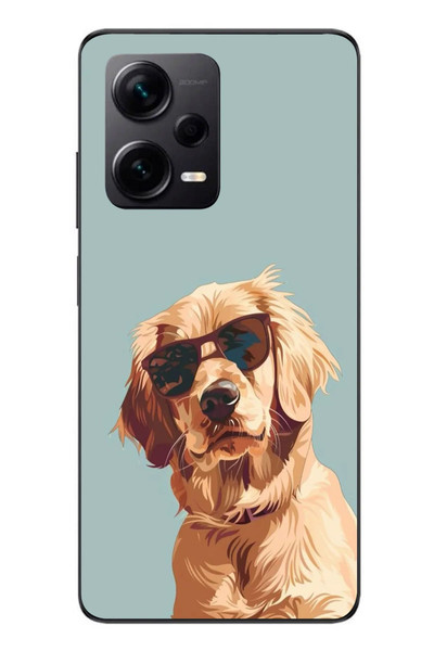 Le Balvo Redmi Note 12 Pro Plus Uyumlu Karizmatik Köpek Baskılı Silikon Kılıf