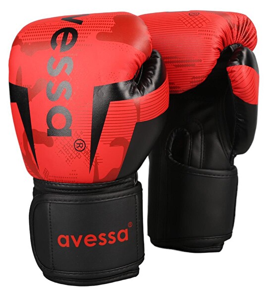 Avessa Ring-308 Boks Eldiveni Kırmızı 8 Oz