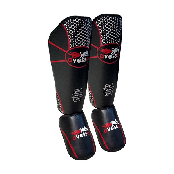 Avessa Pro Ayak Ve Kaval Koruyucu Kırmızı