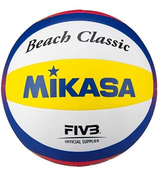 Mikasa BV552C-WYBR Sent. Deri Plaj Voleybol Topu