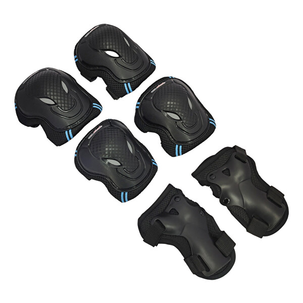 Cool Wheels FR37715 M Mavi Çocuk Scooter Paten Koruma Dizlik ve Dirseklik Seti