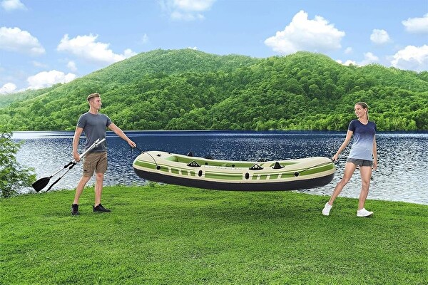 Bestway Hydro-Force Voyager X3 Raft Bej Şişme Bot Sei