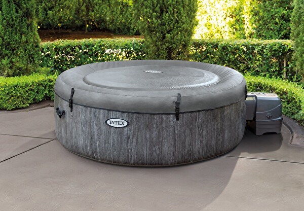 Intex Greywood Deluxe Round Bubble 4 Kişilik Spa Seti