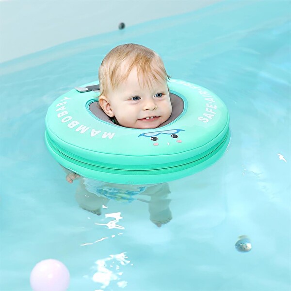 Mambobaby Boyun Destekli Yüzme Simidi - Pembe