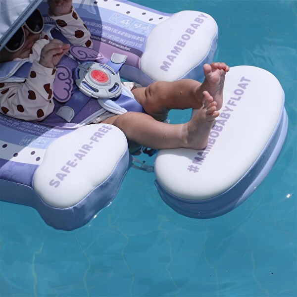Mambobaby Emniyetli Gölgelikli Ve Ayak Destekli Bebek Yüzme Simidi