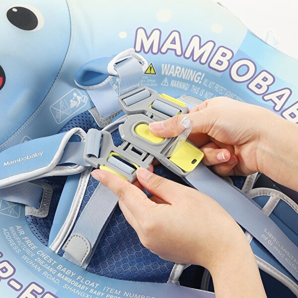 Mambobaby Emniyetli Gölgelikli Ve Ayak Destekli Bebek Yüzme Simidi