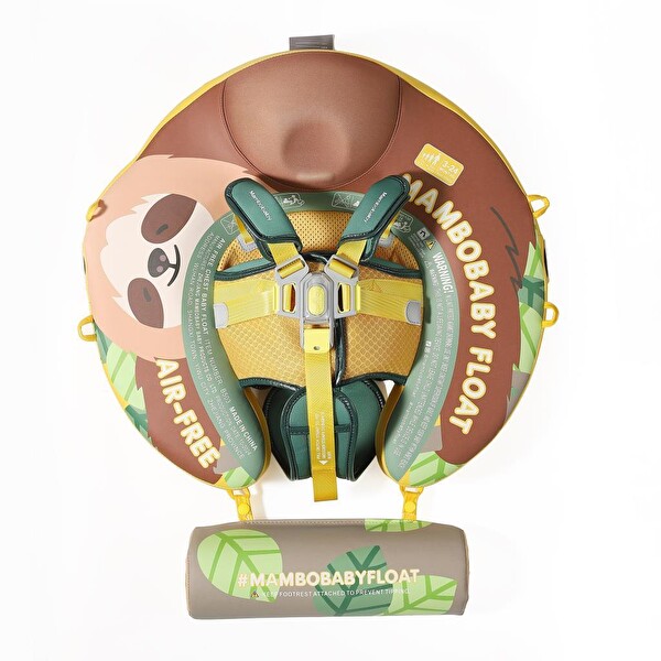 Mambobaby Emniyetli Gölgelikli Ve Ayak Destekli Bebek Yüzme Simidi