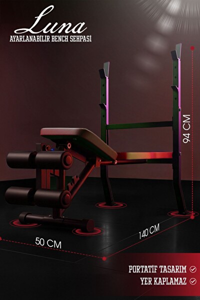 Proforce Luna Ayarlanabilir Mekik Bench Ağırlık Sehpası