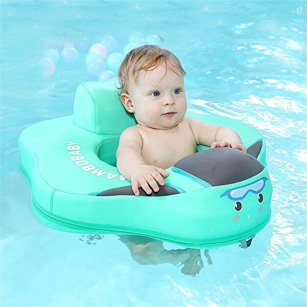 Mambobaby Bel Destekli Yüzme Simidi - Yeşil