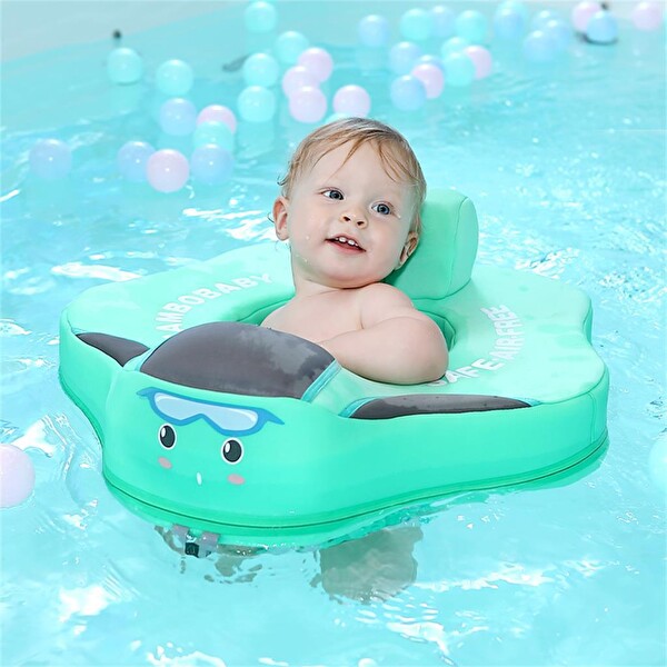Mambobaby Bel Destekli Yüzme Simidi - Yeşil
