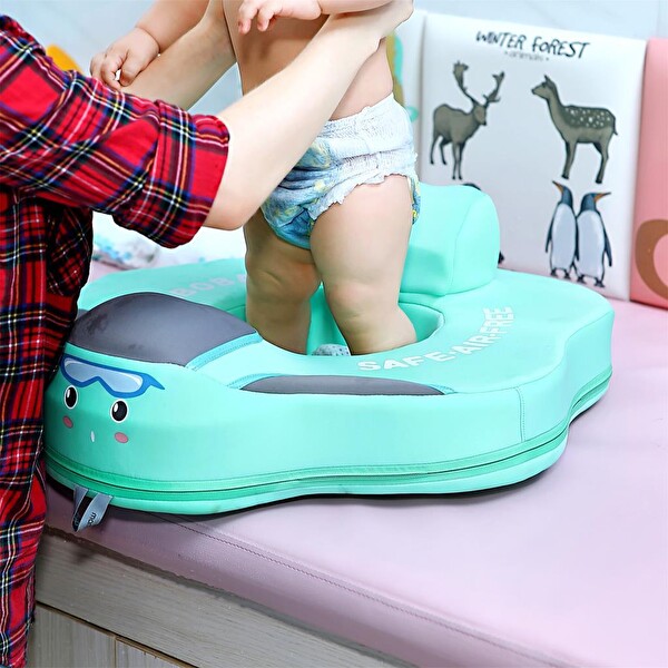 Mambobaby Bel Destekli Yüzme Simidi - Yeşil