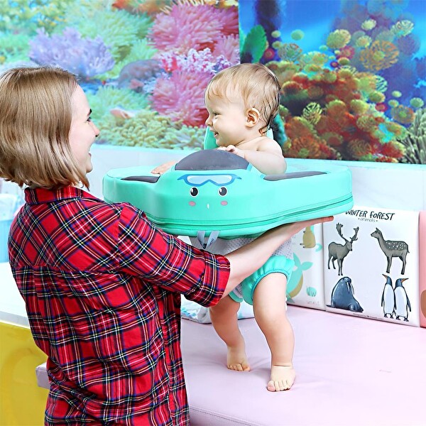 Mambobaby Bel Destekli Yüzme Simidi - Yeşil
