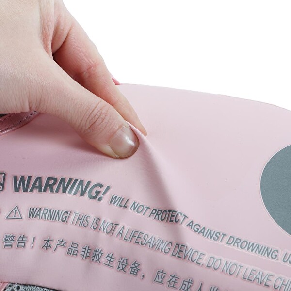 Mambobaby Emniyetli Gölgelikli Ve Ayak Destekli Yüzme Simidi - Pembe Uğur Böceği