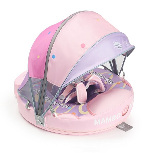 Mambobaby Emniyetli Gölgelikli Ve Ayak Destekli Yüzme Simidi - Donut