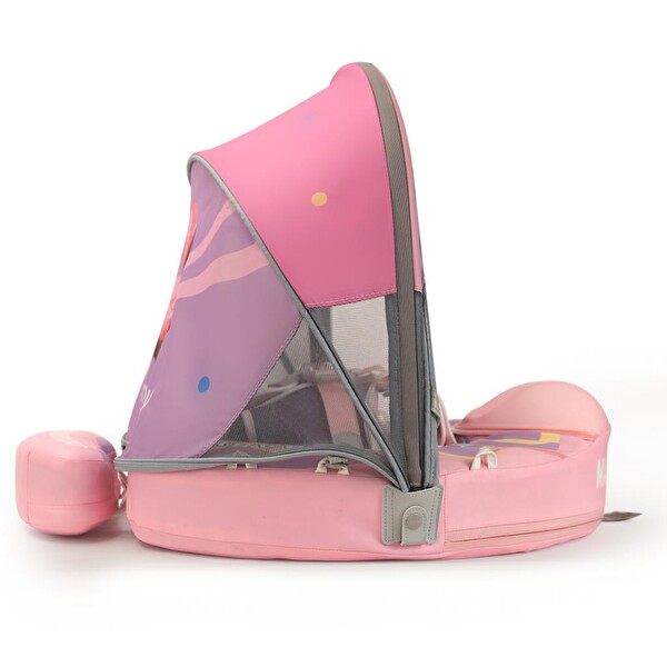 Mambobaby Emniyetli Gölgelikli Ve Ayak Destekli Yüzme Simidi - Donut