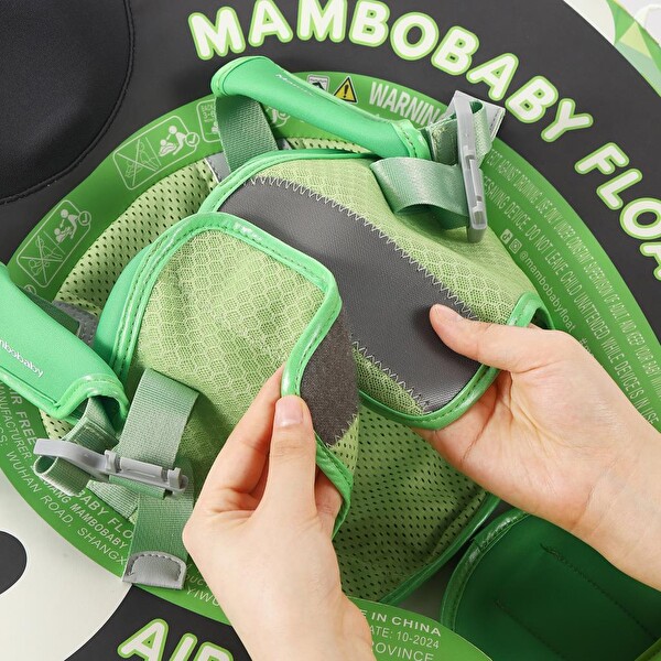 Mambobaby Emniyetli Gölgelikli Ve Ayak Destekli Yüzme Simidi - Panda’s Embrace
