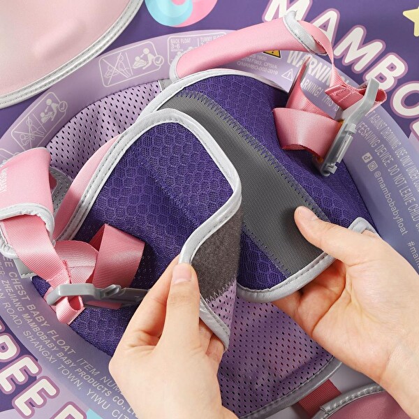 Mambobaby Emniyetli Gölgelikli Ve Ayak Destekli Yüzme Simidi - Unicorn