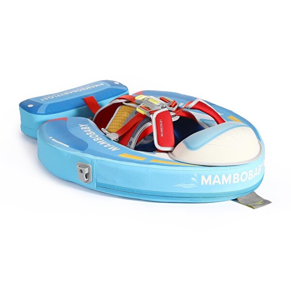 Mambobaby Emniyetli Gölgelikli Ve Ayak Destekli Yüzme Simidi- Speedy Boat