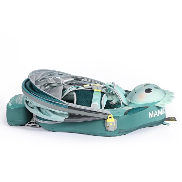 Mambobaby Emniyetli Gölgelikli Ve Ayak Destekli Yüzme Simidi - Tri Dino