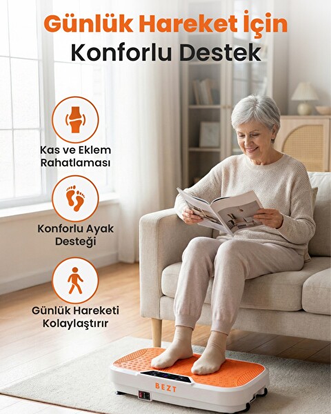 Bezt Vibe 2 Pro Max Vibration Plate Titreşimli Spor Masaj Aleti