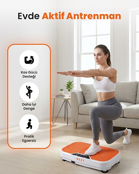 Bezt Vibe 2 Pro Max Vibration Plate Titreşimli Spor Masaj Aleti