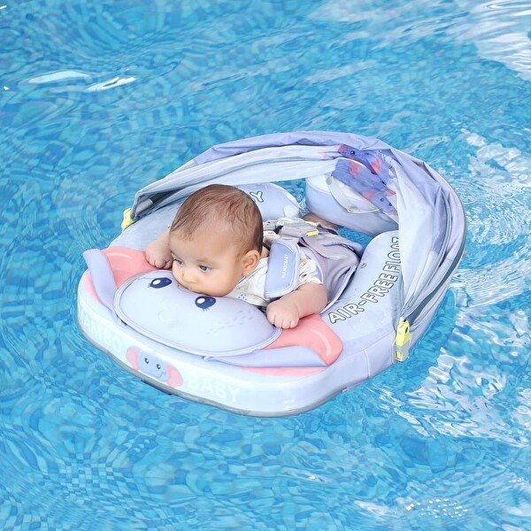 Mambobaby Fil Yüzme Simidi Gölgelikli Emniyetli Ayak Destekli
