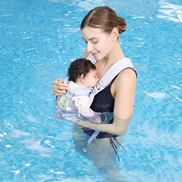 Mambobaby Fil Yüzme Simidi Gölgelikli Emniyetli Ayak Destekli