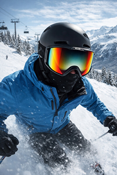 Walke Snow Premium Seri Ayarlanabilir Uv Korumalı Kayak Gözlüğü