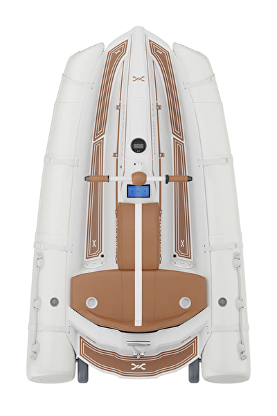 Darth Craft E-210 Katlanabilir Elektrikli Şişme Bot - Su Aracı - Çift Kişilik Karavan Uyumlu Kahverengi