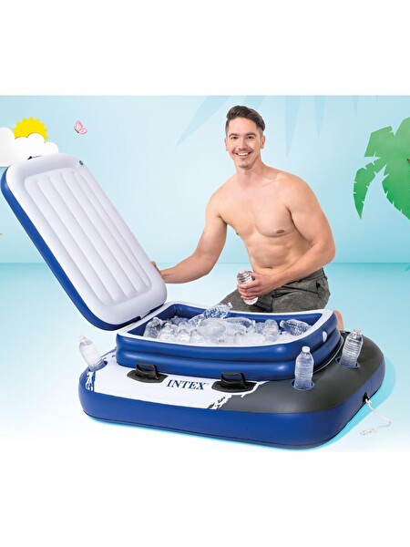 Intex Mega Chill 2 3P Yüzebilir Şişme İçecek Taşıyıcı ve Soğutucu