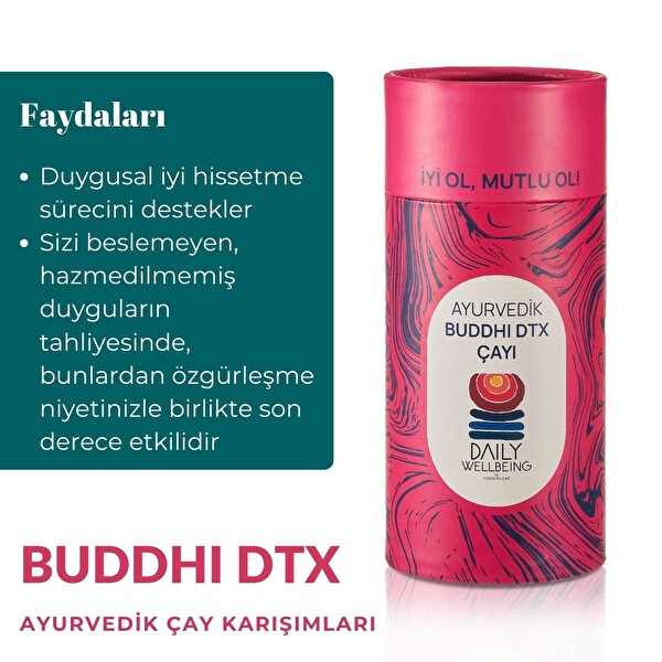 Daily Wellbeing Ayurvedik Buddhi DTX Çayı