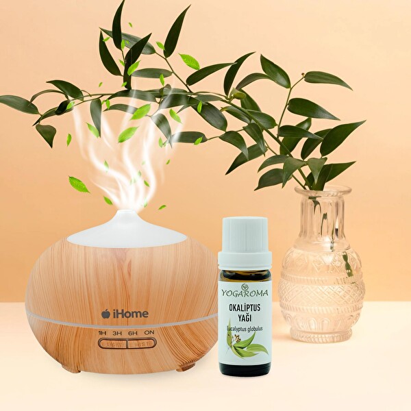 NPO Yogaroma Ferahlatıcı Aromaterapi 10 ML Saf ve Doğal Okaliptus Uçucu Yağ 2 Adet