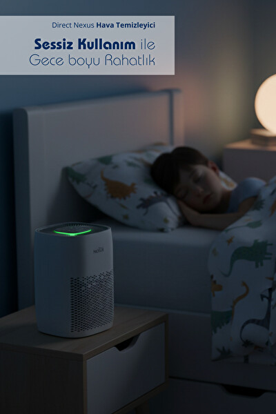 Direct Nexus Air Purifier Hava Temizleyici UV İyonizer 4 Katman Filtre