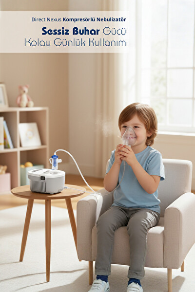 Direct Nexus Çocuklar ve Yetişkinler İçin Kompresörlü Nebülizatör