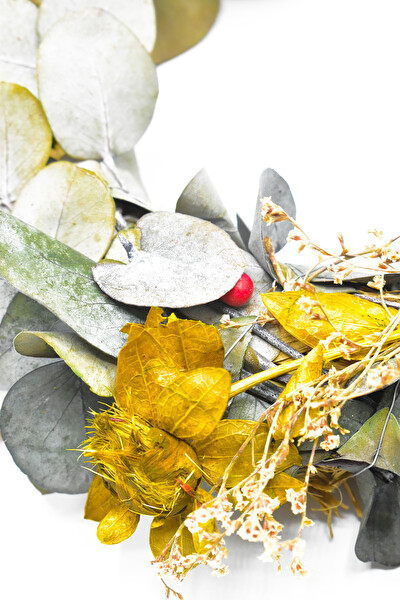 Waldern Yılbaşı Dekorasyon Kapı Süsü Çelengi