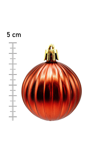 Waldern 12'li Parlak Yılbaşı Ağaç Süsü 5 CM