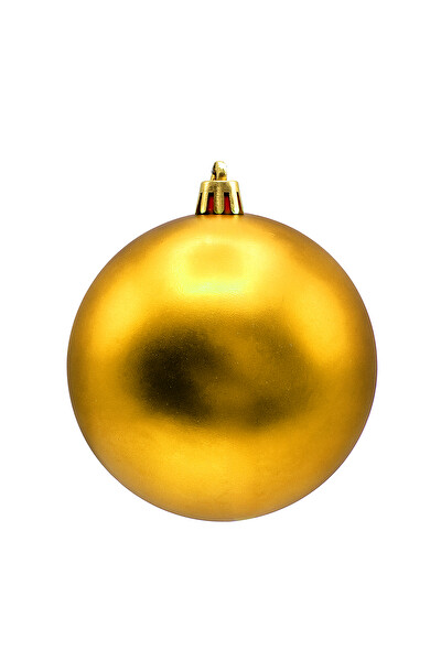 Waldern Mat Gold Top Yılbaşı Çam Ağacı Süsü 4 CM