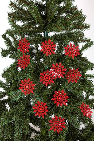 Waldern 12' Simli Kar Tanesi Yılbaşı Çam Ağacı Süsü