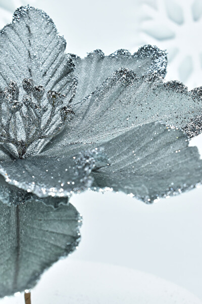 Waldern Premium Yılbaşı Ağacı Süsü Yapay Çiçek 25x25 CM