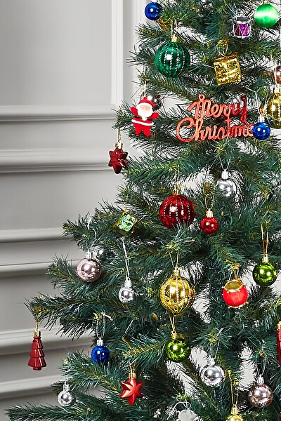 Waldern Luxury Series 180 CM Yılbaşı Çam Ağacı Demir Ayaklı