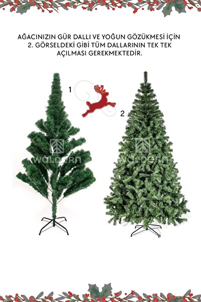 Waldern Premium Luxury Series 150 CM Yılbaşı Çam Ağacı
