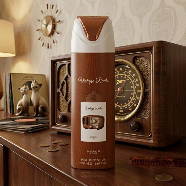Lattafa Pride Vintage Radio Bodyspray 200 ml Kadın Vücut Spreyi